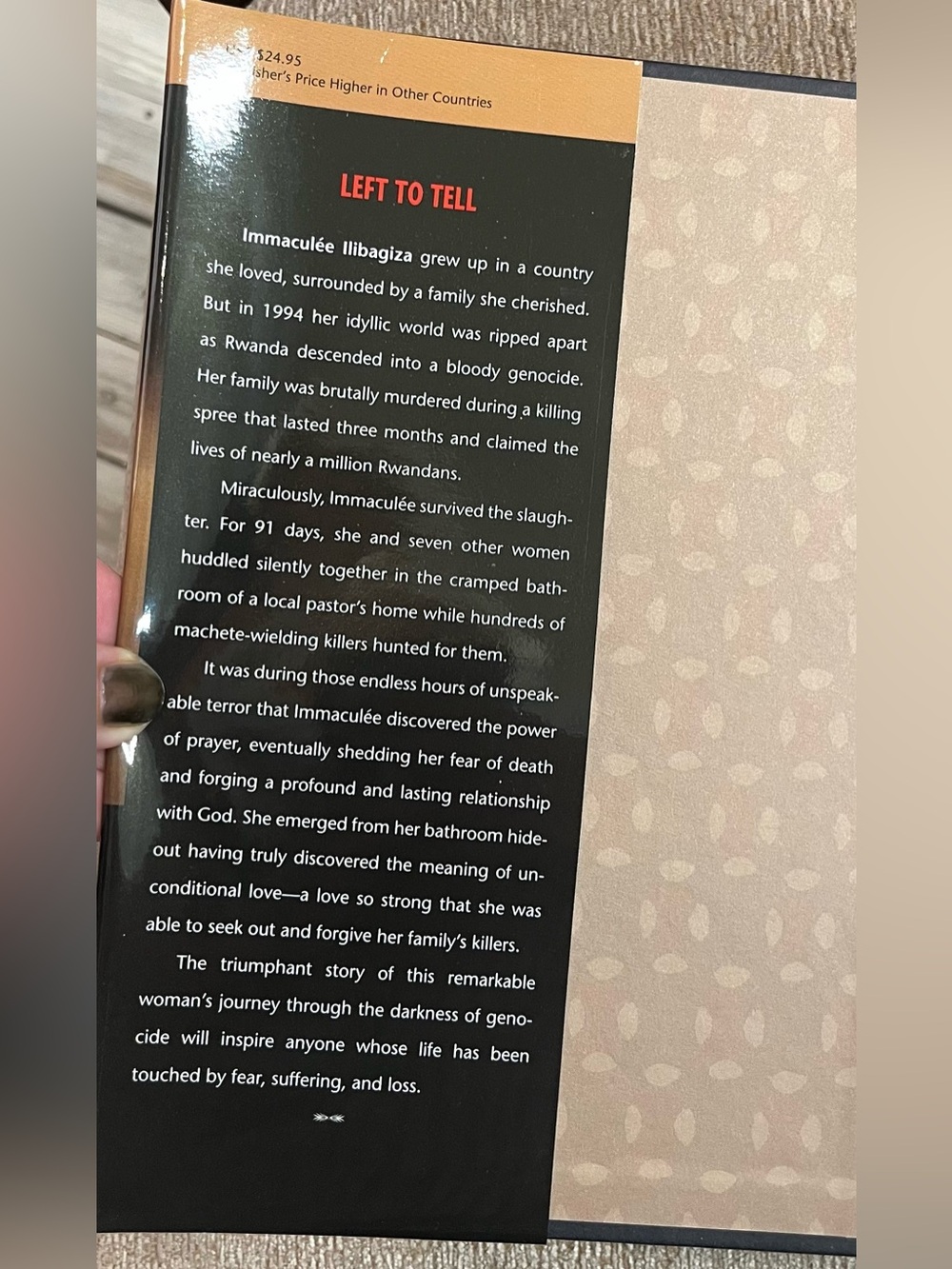 Left to Tell: Discovering god Amidst the Rwandan Holocaust - Picture 2 of 3